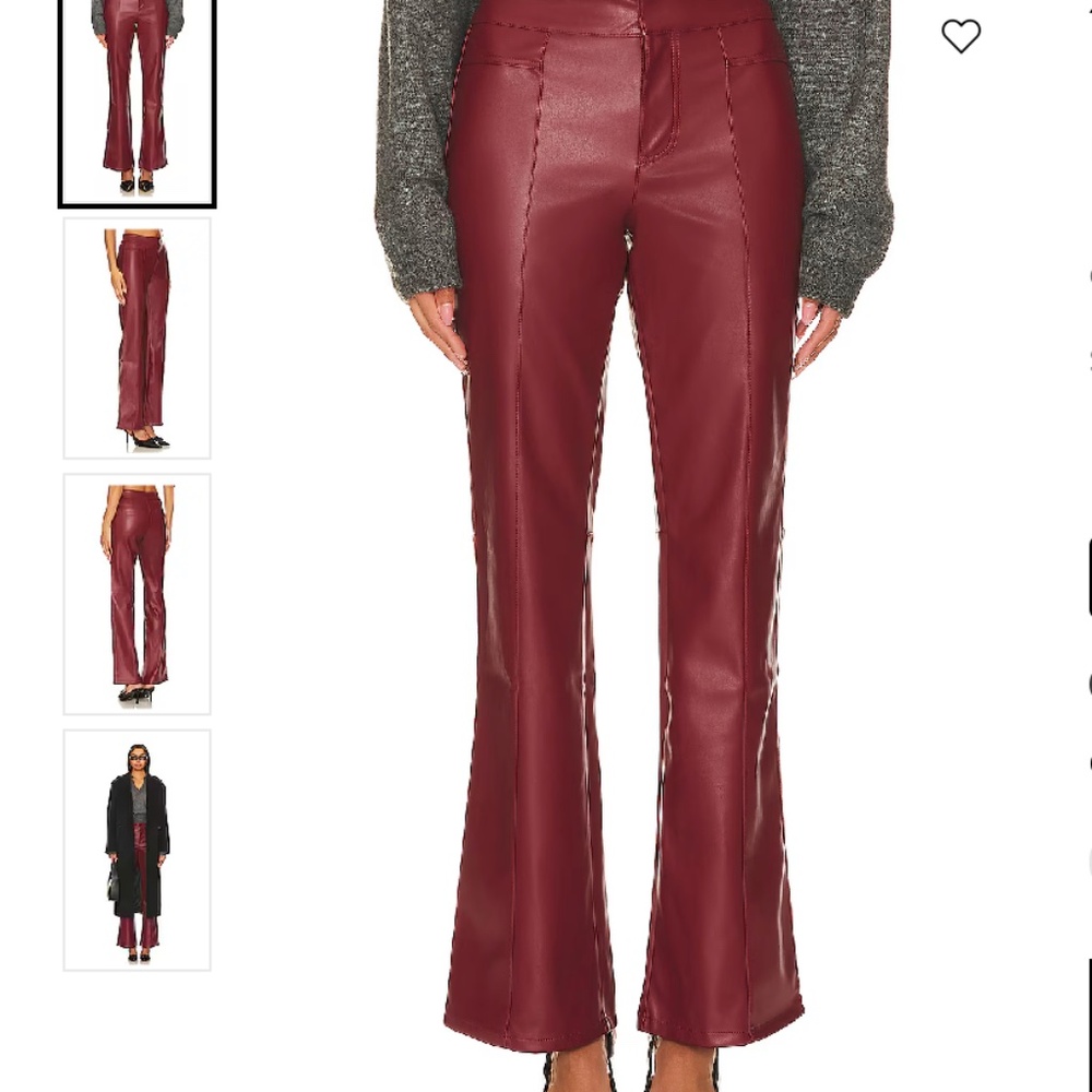 x We The Free Uptown High Rise Faux Leather Pant